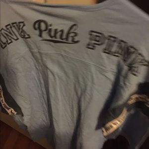 Vs pink 3/4 sleeve top size med